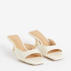 H&M Cream Mules NEW
